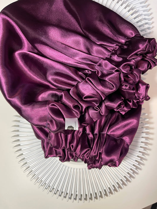 Satin Bonnet mittelgroß, Violett