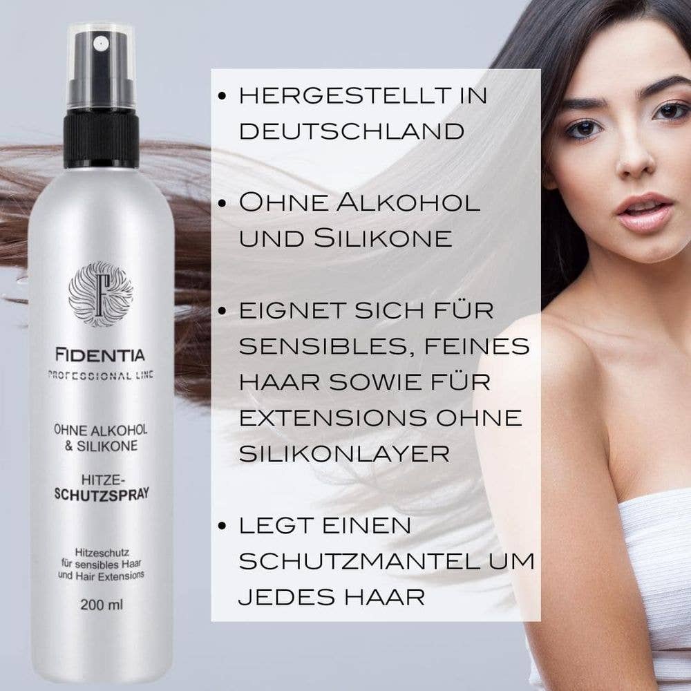 Fidentia Hitzeschutzspray, ohne Alkohol & Silikone