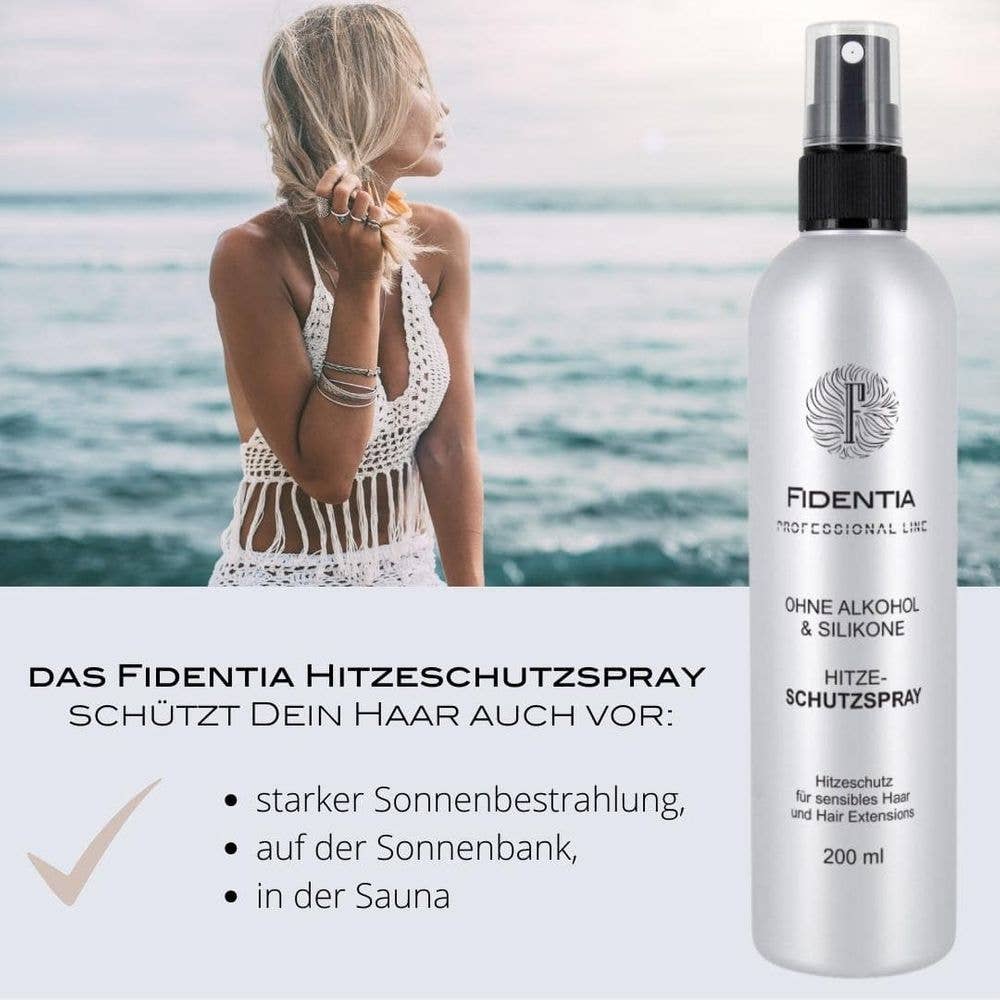 Fidentia Hitzeschutzspray, ohne Alkohol & Silikone