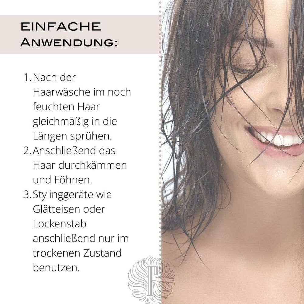 Fidentia Hitzeschutzspray, ohne Alkohol & Silikone